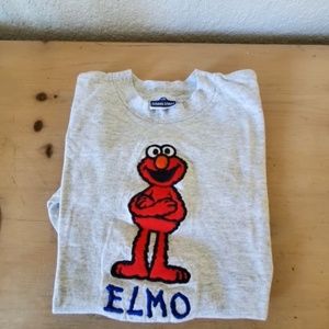 Vintage Sesame Street Jim Henson Productions ELMO Embroidered T Shirt Small